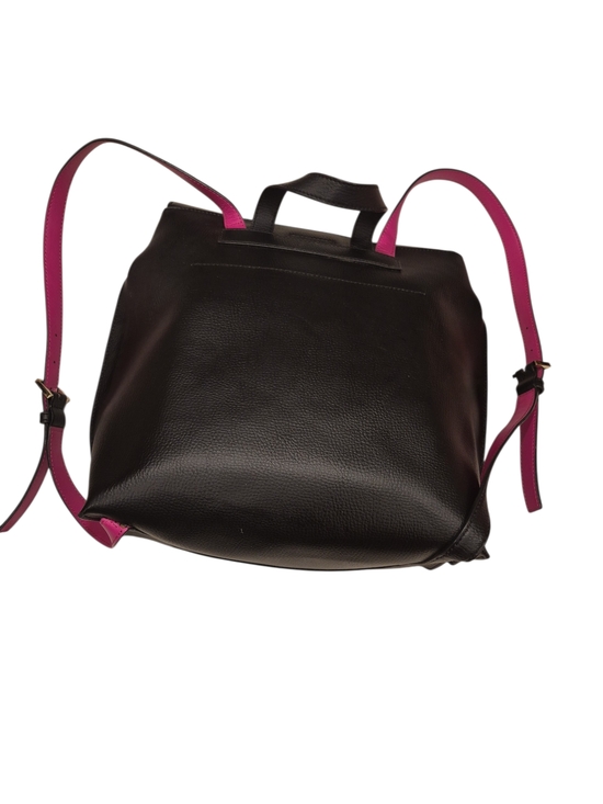 designer white leather backpack Black Striped The FH Wadsworth Black Leather Striped Backpack is both stylish and functional kate spade Cameron Street Megyn